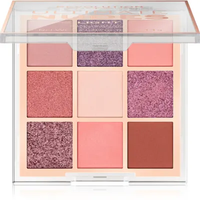 Revolution Ultimate Nudes paletă cu farduri de ochi culoare Light 8 g