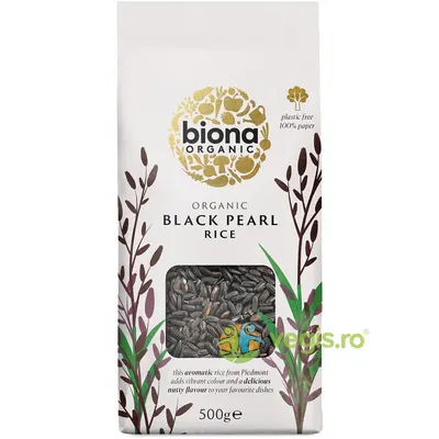 Orez Negru Bob Rotund Ecologic/Bio 500g