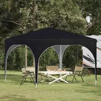 vidaXL Cort de Petrecere Pop-up 290 x 290 x 245 cm Antracit
