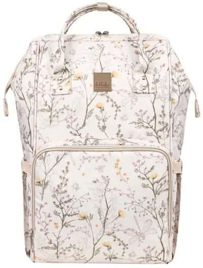 Rucsac pentru cărucior KikkaBoo Secret Garden - Siena Luxe, Beige