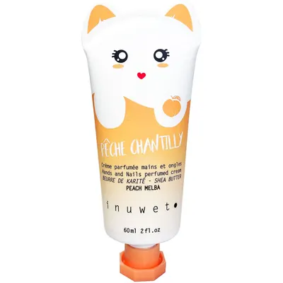Crema Hidratanta pentru Maini si Unghii cu Parfum de Piersica Peche Chantilly Inuwet 60ml