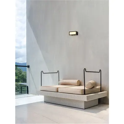Aplica INGA Nisipiu Negru Aluminiu turnat Aluminiu & Sticla clara LED 11W 220-240V 875Lm 3000K IP65