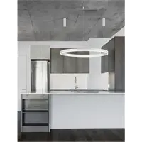 Lampa suspendata MOTIF Nisipiu Alb Aluminiu & Acrylic LED 72W 5250Lm 230V IP20 3000K Triac Dimabil