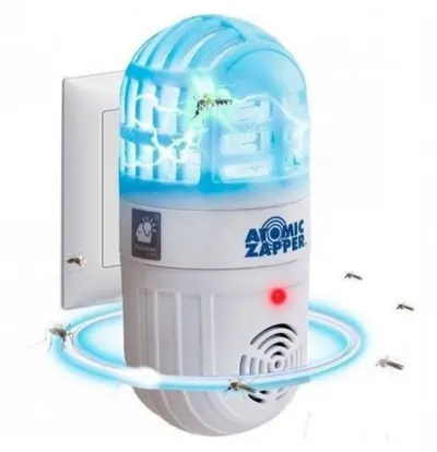 Set 2 Dispozitiv la Priza 220V Anti Insecte cu Ultrasunete Atomic Zabber