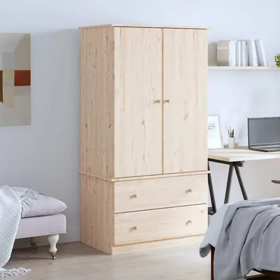 vidaXL Dulap „ALTA”, 90x55x170 cm, lemn masiv de pin