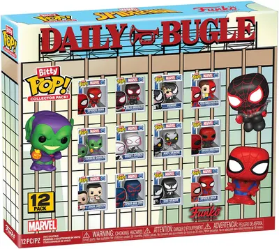 Set 12 figurine - Bitty Pop! Collector Pack - Spider-Man Daily Bugle