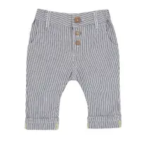 Pantaloni copii Chicco din poplin, alb cu negru, 08849-64MFCO