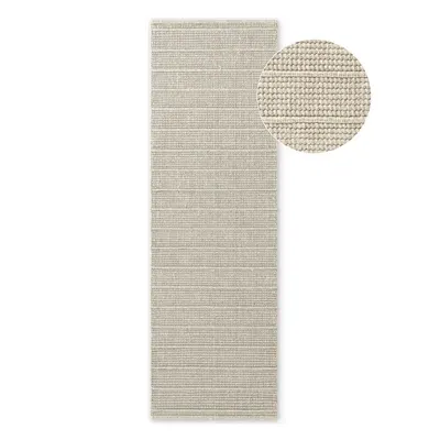 Covor tip traversă crem țesut manual din lână 80x250 cm Camden Parker – Ted Baker