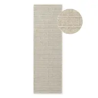 Covor tip traversă crem țesut manual din lână 80x250 cm Camden Parker – Ted Baker
