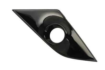 Ornament bara Fata Stanga SPORT, cu orificii proiector ceata, negru lucios potrivit MAZDA CX-3 02.15- 04.19