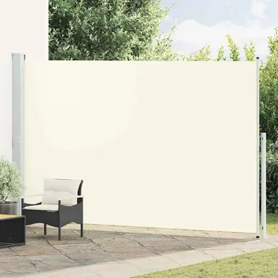 vidaXL Copertină laterală retractabilă de terasă, crem, 220 x 514 cm