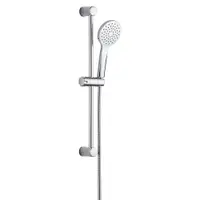 Set de duș argintiu din oțel inoxidabil 60 cm cu duș de mână, cu suport glisant No. 2 – Allstar
