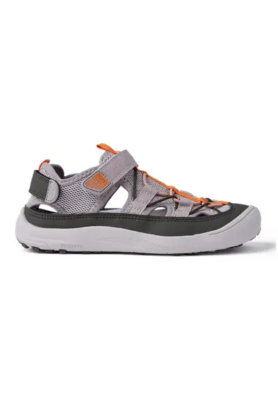 Sandale fisherman cu velcro Dunbarton - Maro taupe