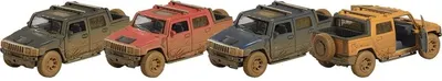 Jeep metalic Goki - Hummer H2 Sut, 1:40, sortiment
