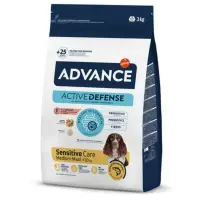 ADVANCE Sensitive Care Medium & Maxi, M-XL, Somon și Orez, hrană uscată câini, sistem digestiv, 12kg ADVANCE Sensitive Care Medium & Maxi, M-XL, Somon și Orez, hrană uscată câini, sistem digestiv, 3kg