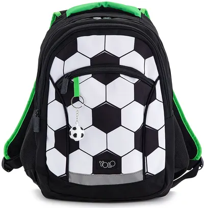 Ghiozdan școlar YOLO - Soccer, 2 in 1