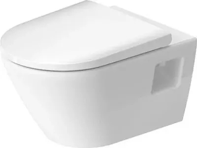 WC Duravit D-Neo 45780900A1, suspendat, Rimless, capac SoftClose, Alb