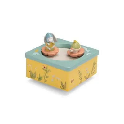 Cutiuta muzicala trois petits lapins 12 cm, moulin roty