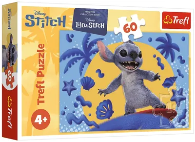 Puzzle 60 piese - Lilo & Stitch (A Day with Stitch) - Trefl