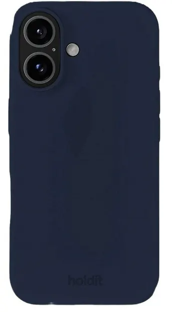 Husă Holdit - Silicone, iPhone 16, Midnight Blue