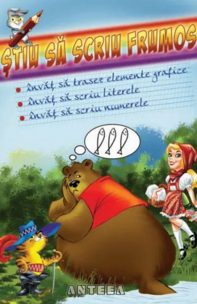 Știu să scriu frumos . Caiet de exersare a grafismelor