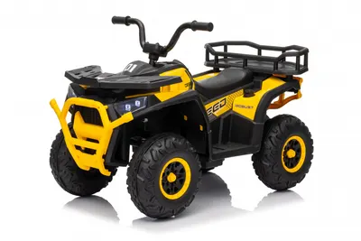 ATV electric copii 2-5 ani, Mini DESERT, 120W 12V, music player, telecomanda control parental, culoare galbena