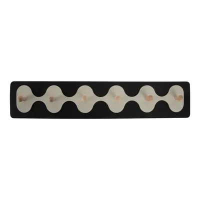 Cuier de perete negru 60 cm Rizar – PT LIVING