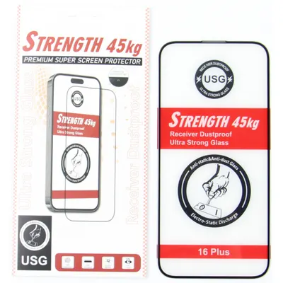 Folie de protectie Ecran OEM Ultra Strong 45KG pentru Samsung Galaxy A55 5G A556, Sticla Securizata, Full Glue, 2.5D, Neagra