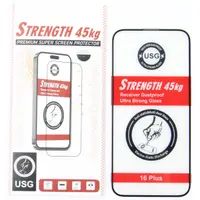 Folie de protectie Ecran OEM Ultra Strong 45KG pentru Samsung Galaxy A55 5G A556, Sticla Securizata, Full Glue, 2.5D, Neagra