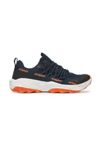 Pantofi sport barbatesti - 304996047 - material textil - bleumarin/portocaliu