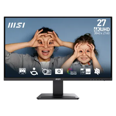 Monitor Consumer MSI PRO MP273U, 27", 3840 x 2160 pixeli, Black, 2 ani Garantie