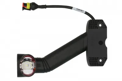 Lumina delimitare stanga, forma: oval, portocaliu rosu alb lungime cablu 350mm, pe bratul lung, 12 24V (conector: SUPERSEAL 2PIN)