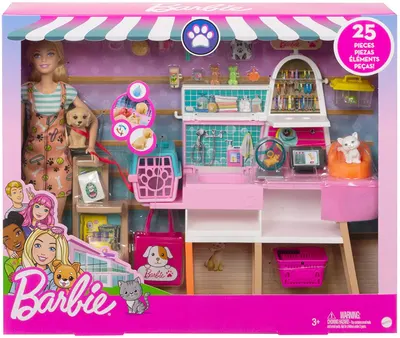 Set de joaca Mattel Barbie - Butic pentru animale de companie