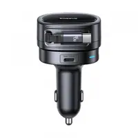 Incarcator Auto Cu Cablu USB-C Baseus PrimeTrip VR1, 60W, 3A, 1 x USB-A - 1 x USB-C, Negru C00069001121-00