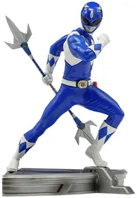 Statueta Iron Studios Television: Mighty Morphin Power Rangers - Blue Ranger, 16 cm