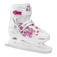 Roces - Jokey Ice 3.0 Verstelbare Schaatsen - Wit/Roze - 34-37