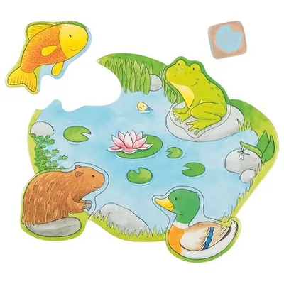 Puzzle educativ - Who Lives Where?