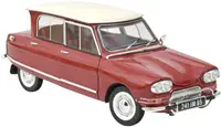 Model de colecție Norev Modern: Mașini - Citroen Ami 6 Club (1968) (Corsaire Red)
