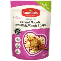 Amestec de semințe de in măcinate la rece și coenzimă Q10, 200 g, Linwoods