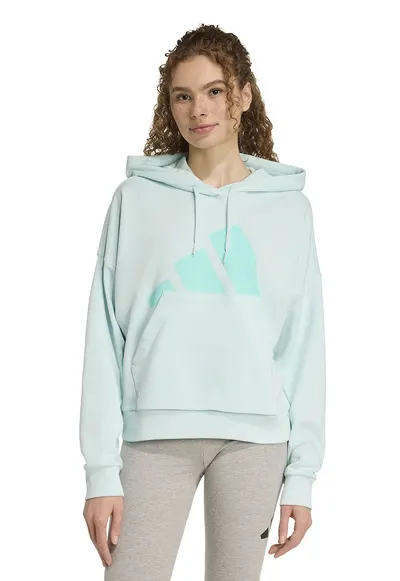 Hanorac cu logo supradimensionat - Verde menta