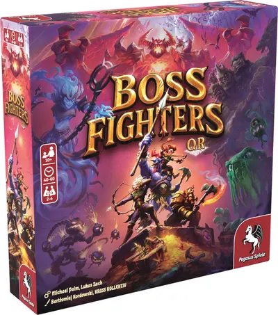Joc de societate Boss Fighters QR - De cooperare