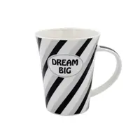 Cană din porțelan personalizată cu mesaj "DREAM BIG"
