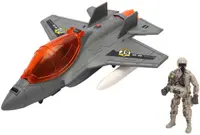 Set de joacă Chap mei Soldier Force - Avion de comandă Falcon, cu sunete și lumini