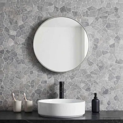 vidaXL Plăci de mosaic Gri deschis 30 x 30 cm Marmură