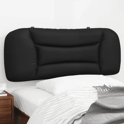 vidaXL Pernă pentru tăblie pat, Hvar, negru, 100 cm, piele artificială