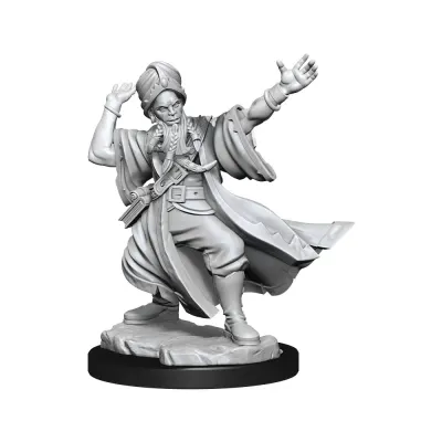 Miniatura Nepictata D&D Frameworks Human Wizard Male (W1)