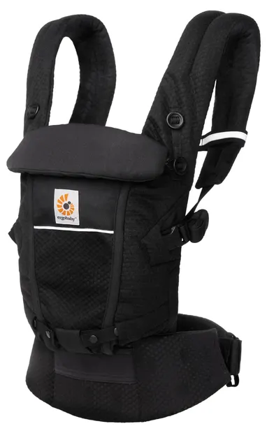 Rucsac ergonomic pentru bebeluși Ergobaby - Adapt SoftFlex Mesh, Negru Onyx
