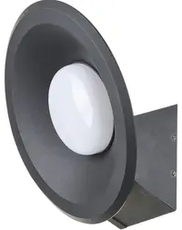 Aplica LED exterior Elbulgaria - Linea, 12W, IP44, 4000K, negru