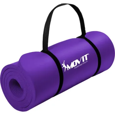 Covoraș de gimnastică MOVIT, 190cm x 60cm x 1,5cm, violet