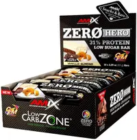 ZeroHero Protein Bar Box, vanilie cu migdale, 15 buc, Amix